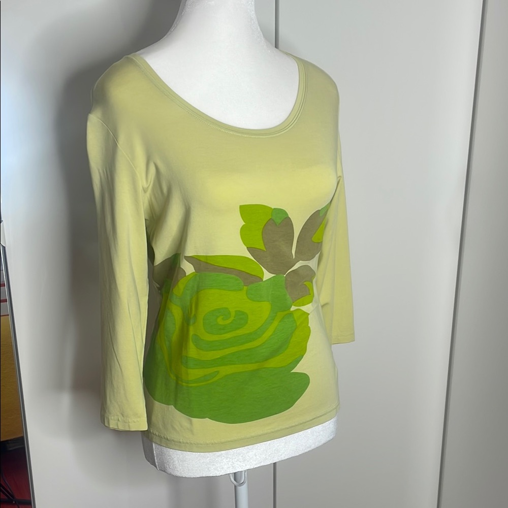 Oilily Women's Green Floral Top